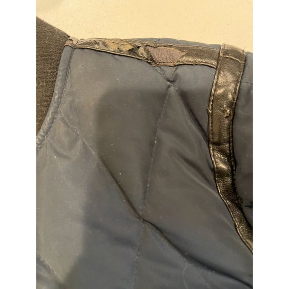 Michael Kors Womens Jacket Goose Down Insulated Quilted Full Zip Up Blue Size XS - Picture 11 of 11